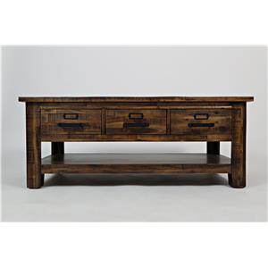 Three Drawer Cocktail Table